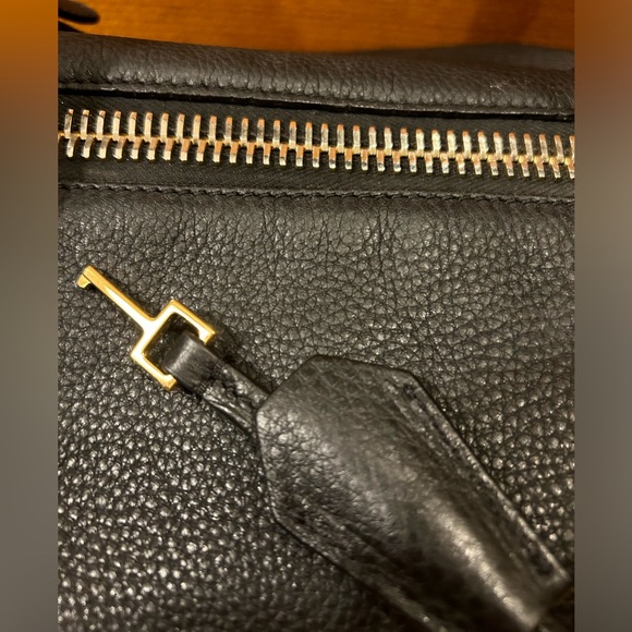 Tom Ford Black Pebbled Leather Frea Freya Satchel Handbag - Picture 10 of 13